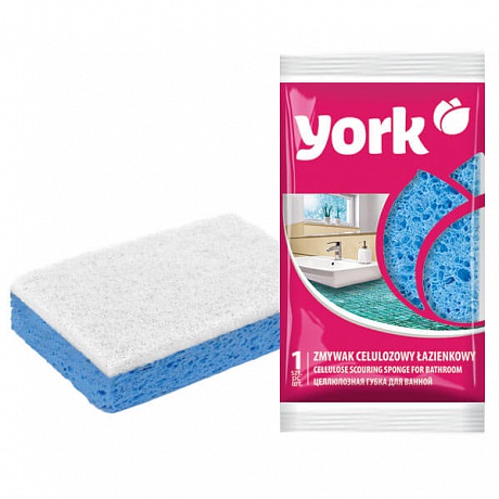 Целлюлозная губка для ванной YORK - Вид 1